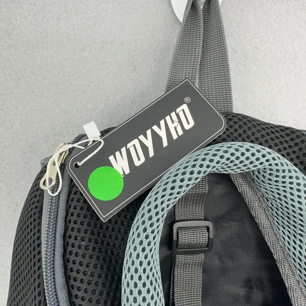 WOYYHO Pet Carrier Backpack Portable Ventilate Travel Bag Black Gray Dog Cat NEW